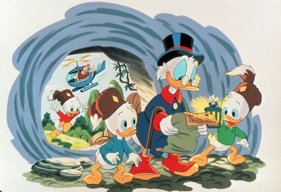 Kuva Ducktales filmistä 1990.