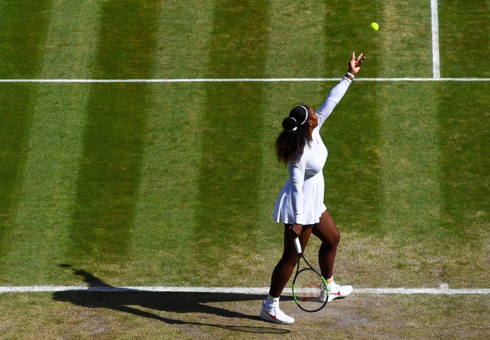 Serena Williams ei kuulu syöttökellon suurimpiin kannattajiin.
