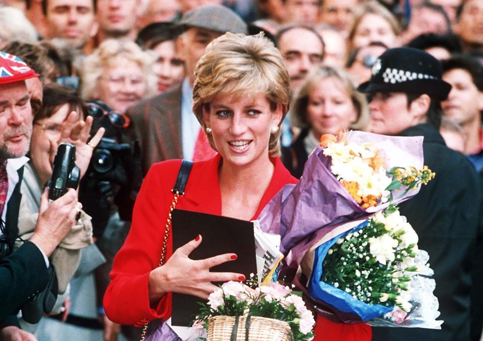 Prinsessa Diana vuonna 1995