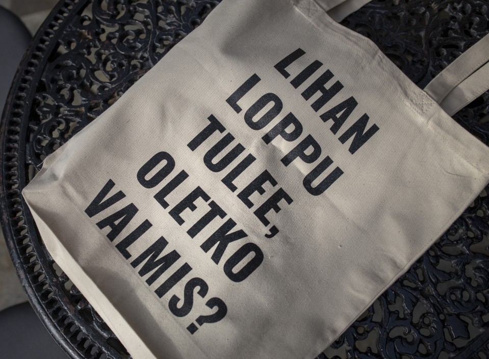 Lihan loppu tule, oletko valmis? kassi