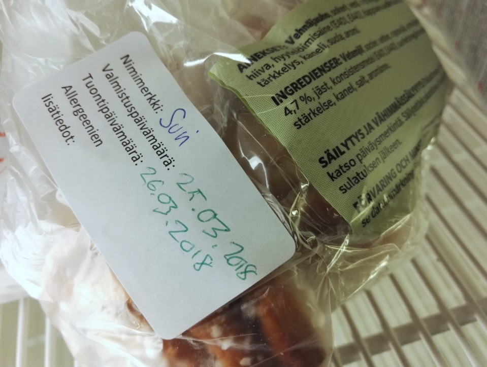 Hävikkiruokakaappi Kotkan Yhteisötalo Messissä