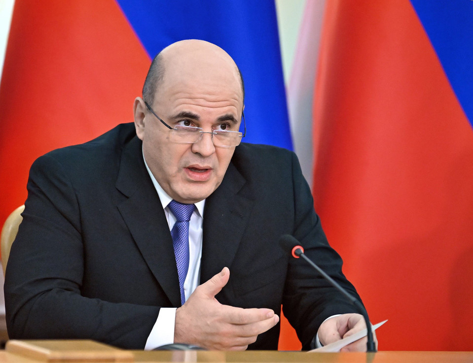 Venäjän pääministeri Mihail Mišustin.