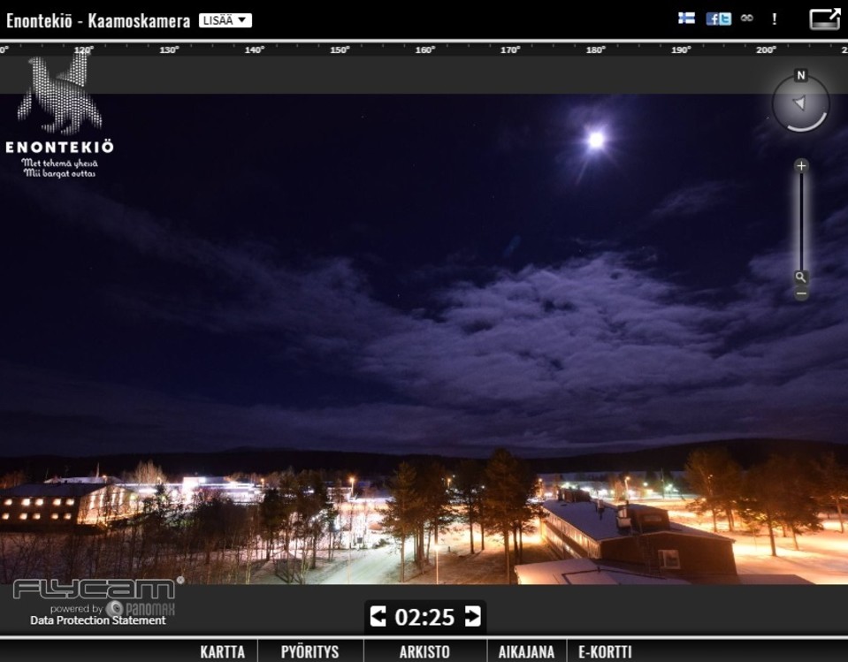 Enontekiön kaamoskamera – Polar Night Live