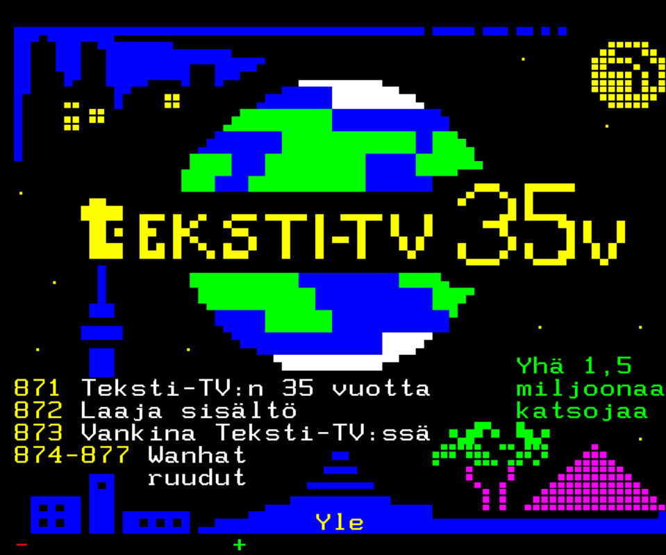 Teksti-tv:n piirros.