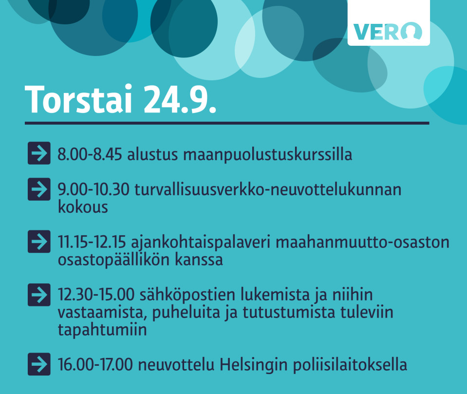 Torstai 24.9.