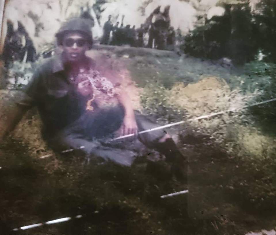 Vietnamin sodan aikaan otettu kuva Kini Len ukista