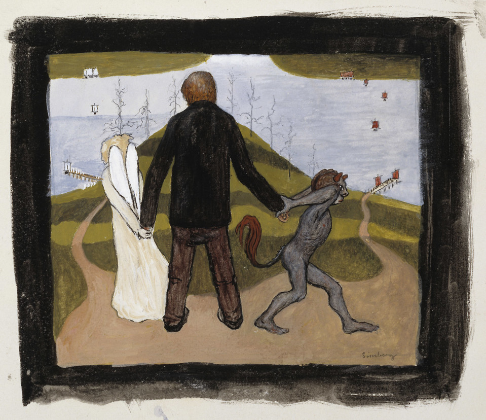 Hugo Simberg: Tienhaarassa