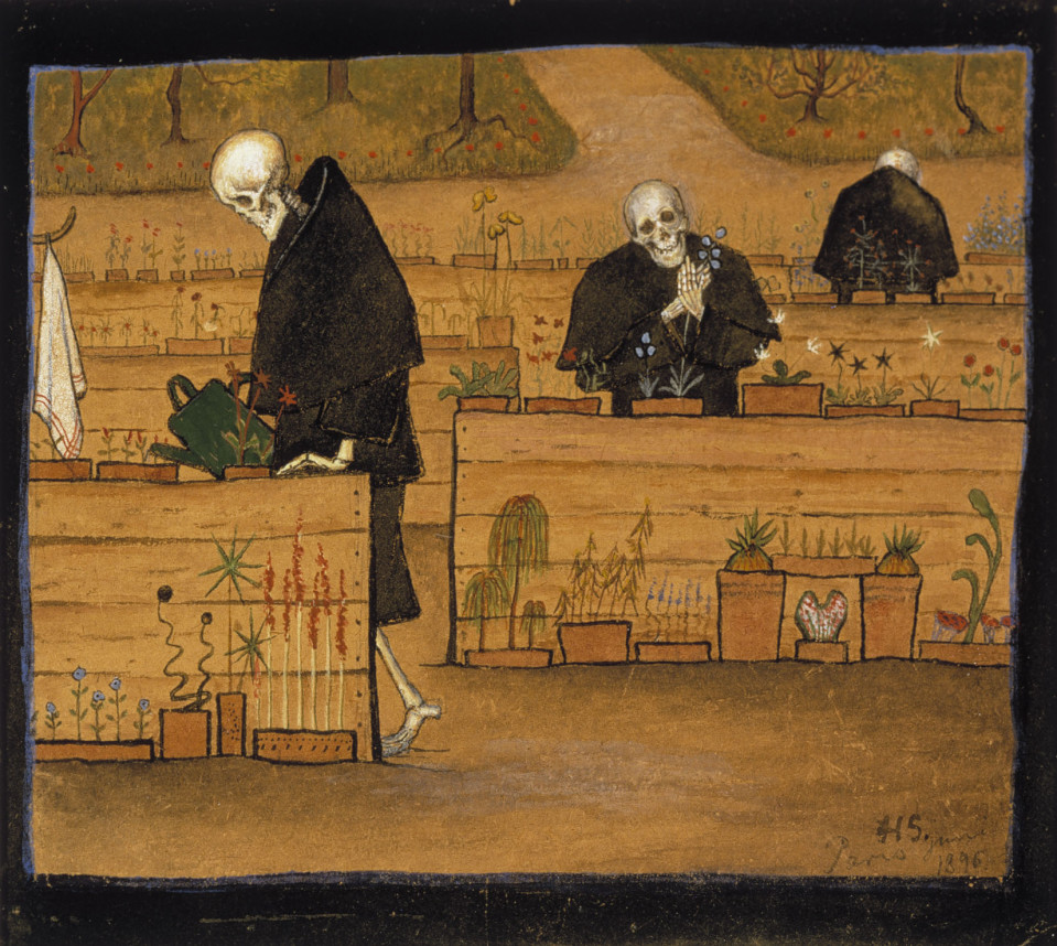 Hugo Simberg: Kuoleman puutarha (1896)