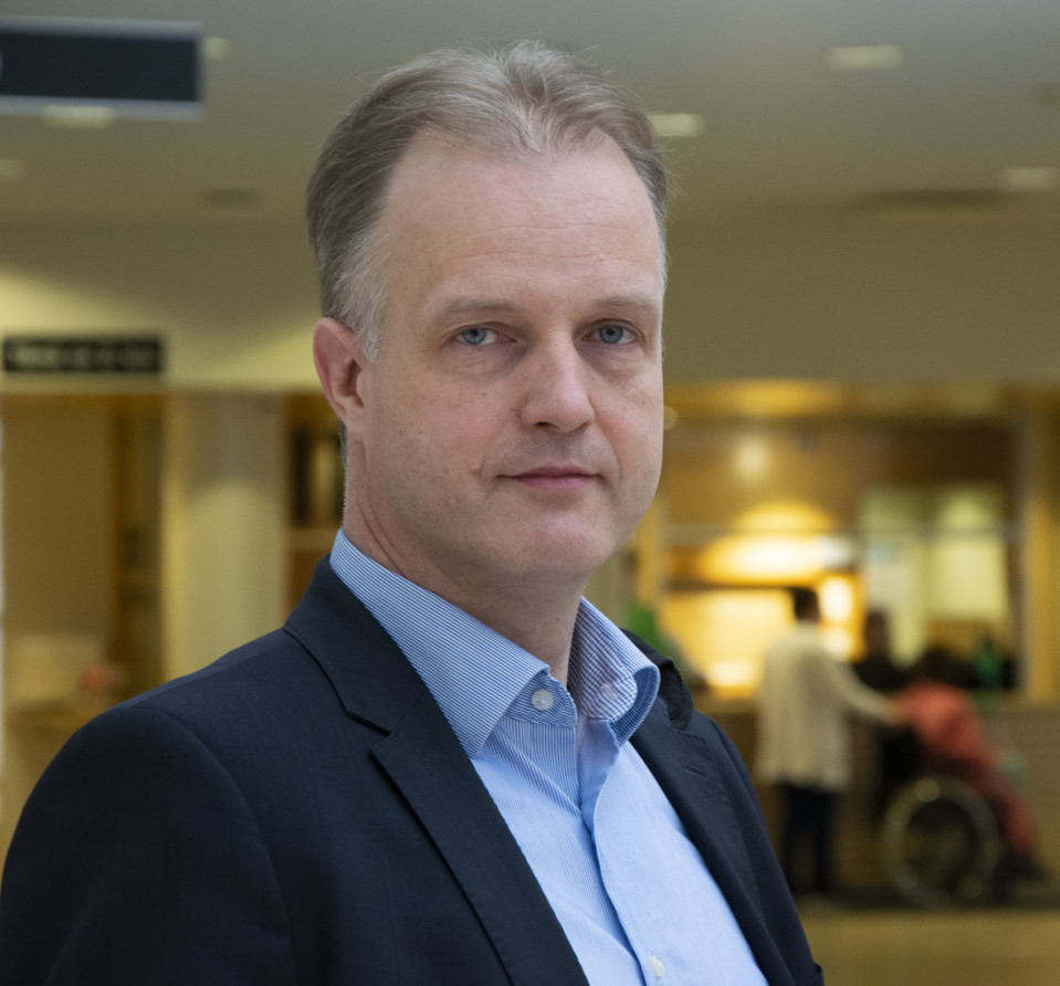 Hallintojohtaja Jari-Pekka Tuominen, Varsinais-Suomen sairaanhoitopiiri.