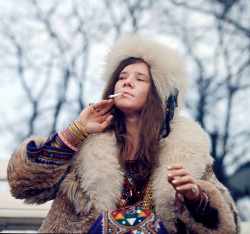 Janis Joplin. Kuva dokumenttielokuvasta Janis: Little Girl Blue.