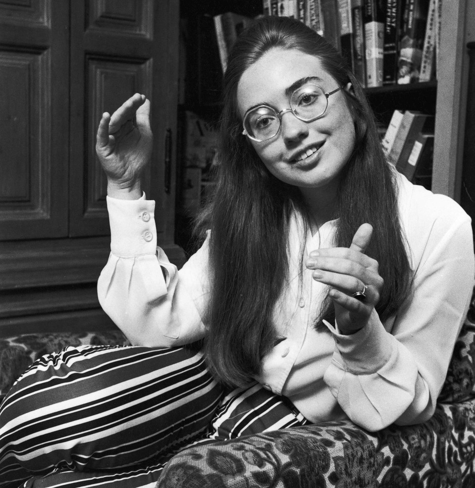 Hillary Clinton Life-lehden haastattelussa Wellesley Collegessa 1960-luvulla.
