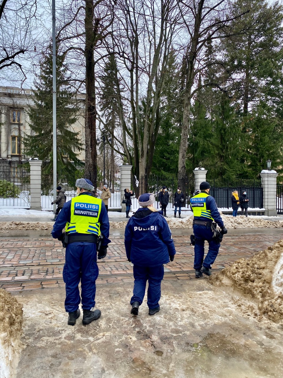 В Хельсинки прошло сразу несколько демонстраций в поддержку Навального
