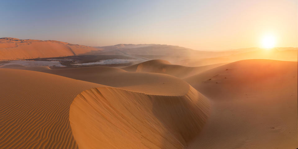 Rub' Al Khalin hiekkaerämaa, maailman suurin yhtenäinen hiekka-aavikko
