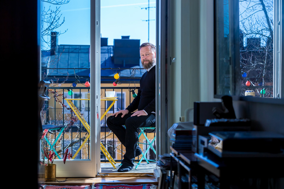 Berndt Arell asuu Södermalmilla.
