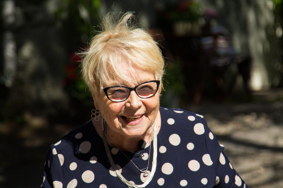 Anne Nieminen kuvattuna Pispalassa
