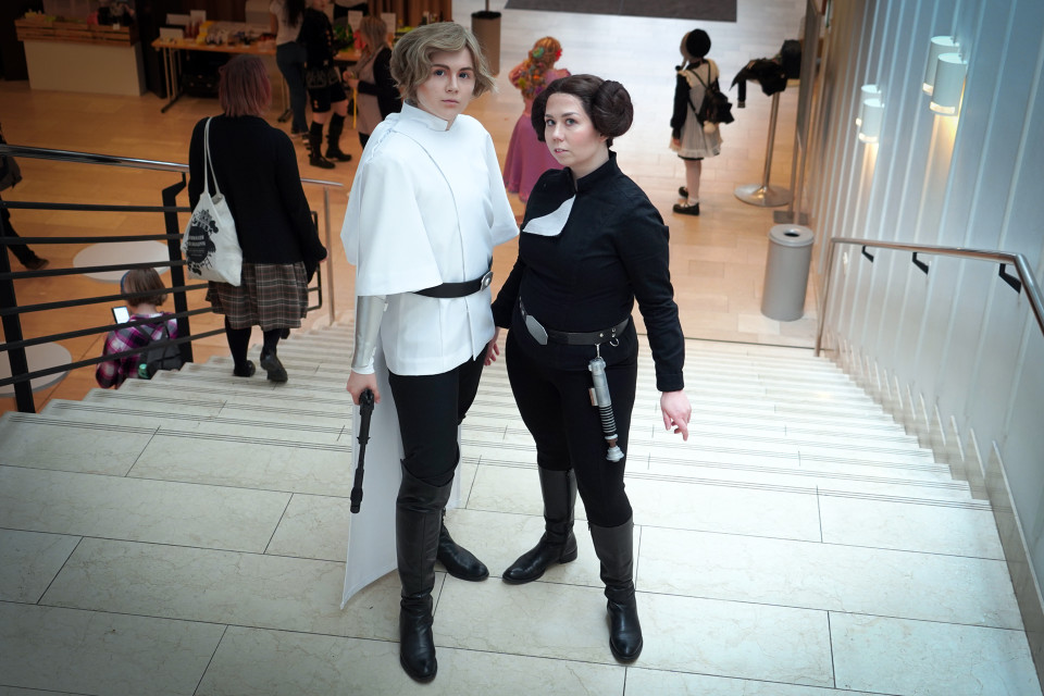 Luke Skywalker, Leia Organa, Popcult, cosplay, Tiirabird Cosplay, grid_cosplay