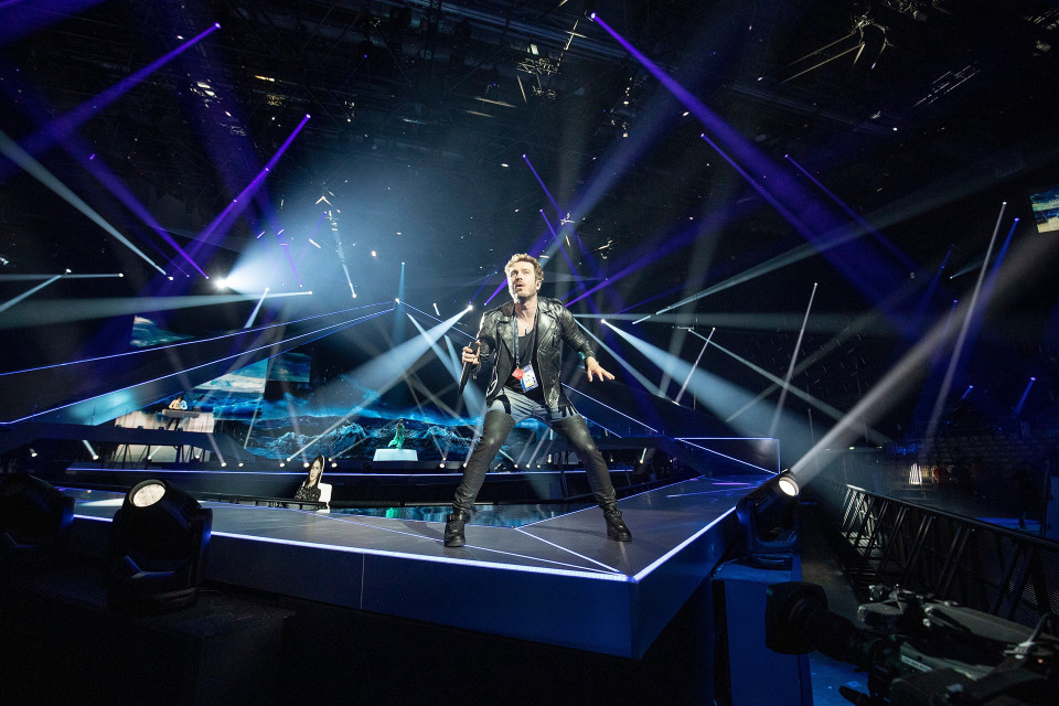 Darude ja Sebastian Rejman harjoituksissa Tel Avivissa.