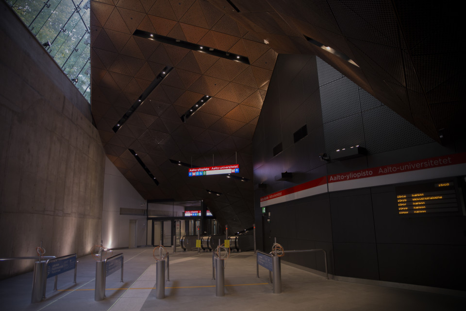 Länsimetro, Aalto-yliopiston asema