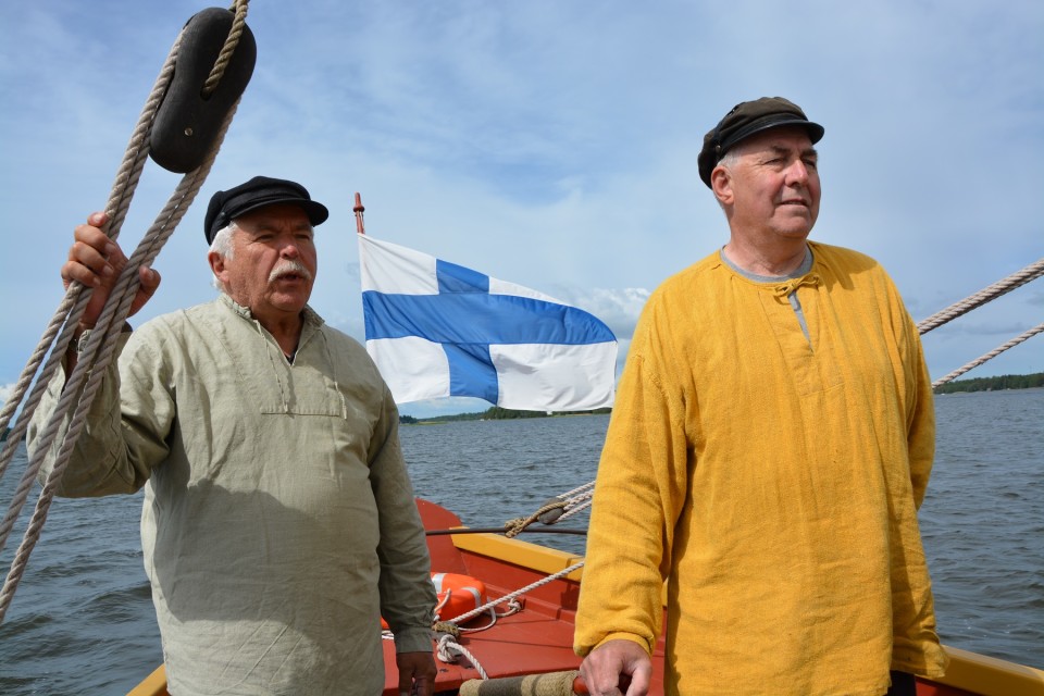 Vesa Heinonen ja Jan-Ola Sund ovat olleet mukana koko jahdin 20-vuotisen toiminnan ajan