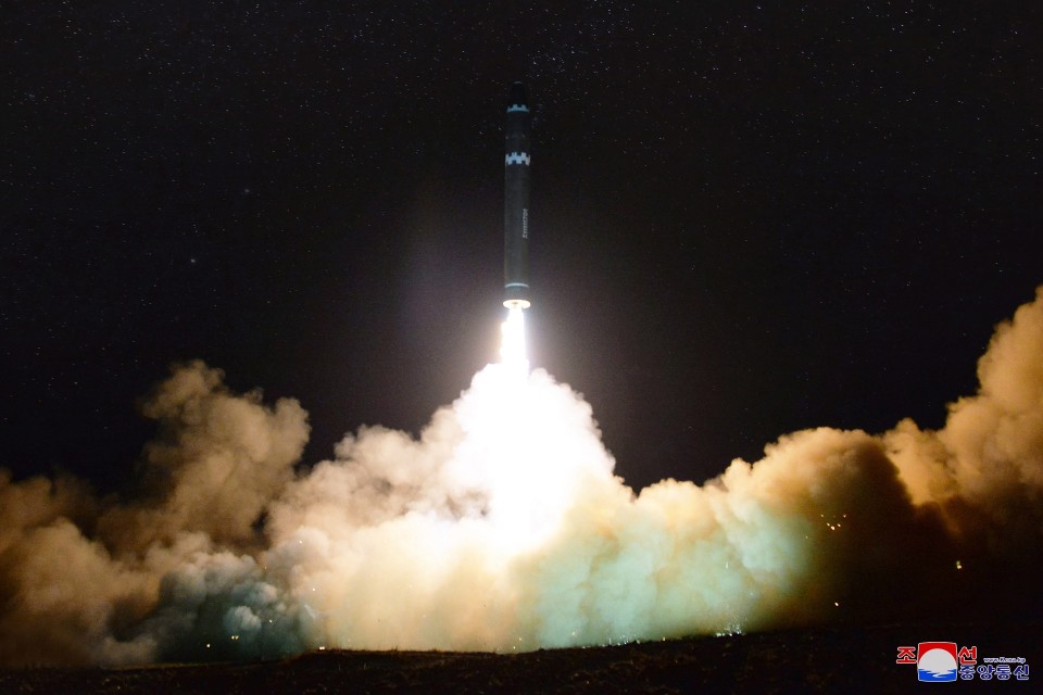 Pohjois-Korean Hwasong-15-ohjus