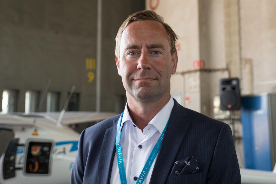 Kimmo Mäki / toimitusjohtaja /Finavia / Malmin lentokenttä 31.07.2018