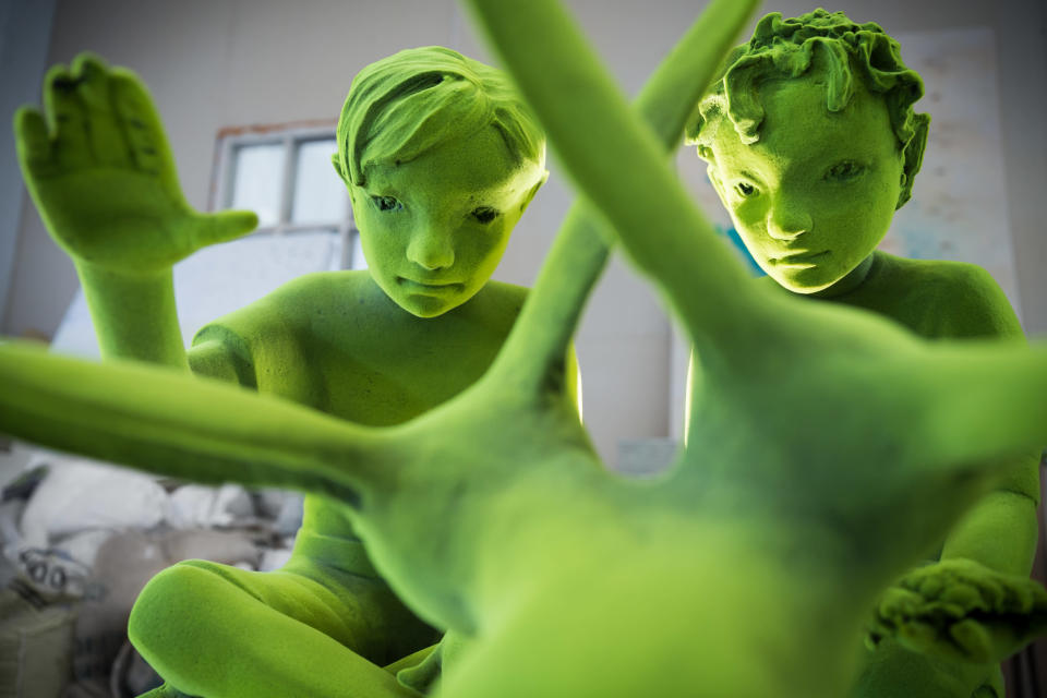 Moss People, eli sammaltyypit varastavat huomion näyttelyissä ja taidemessuilla.