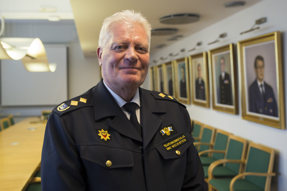 Pelastuskomentaja Simo Wecksten