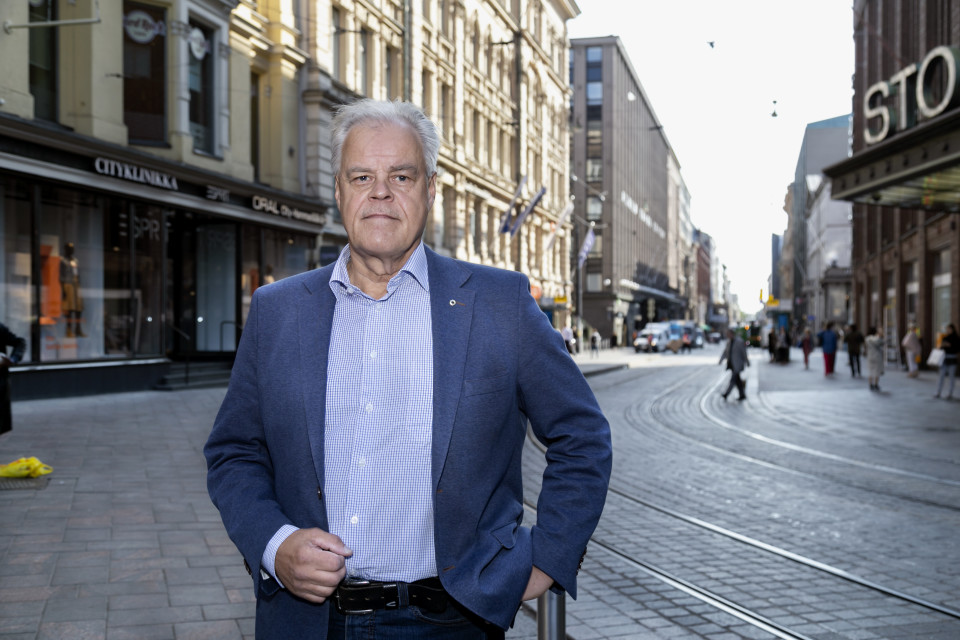 OAJ:n puheenjohtaja Olli Luukkainen.