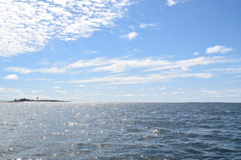 Merialuetta Uudenkaupungin edustalla.