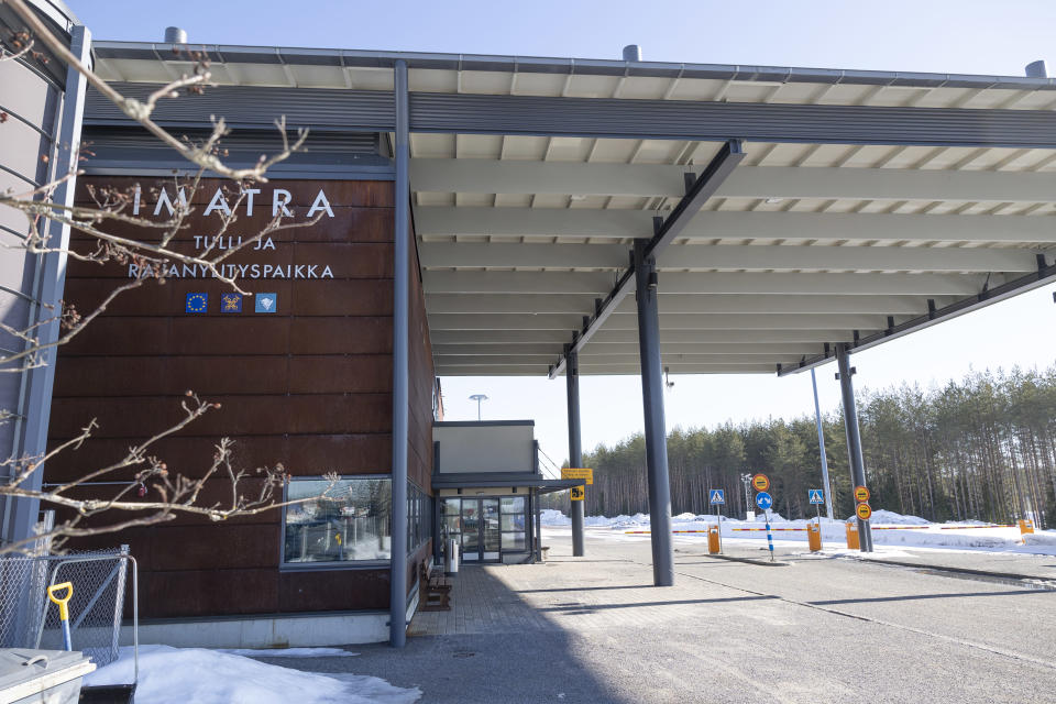 Tyhjä rajanylityspaikka.