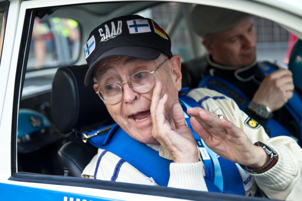 Simo Lampinen Suomen MM-rallissa 2018.