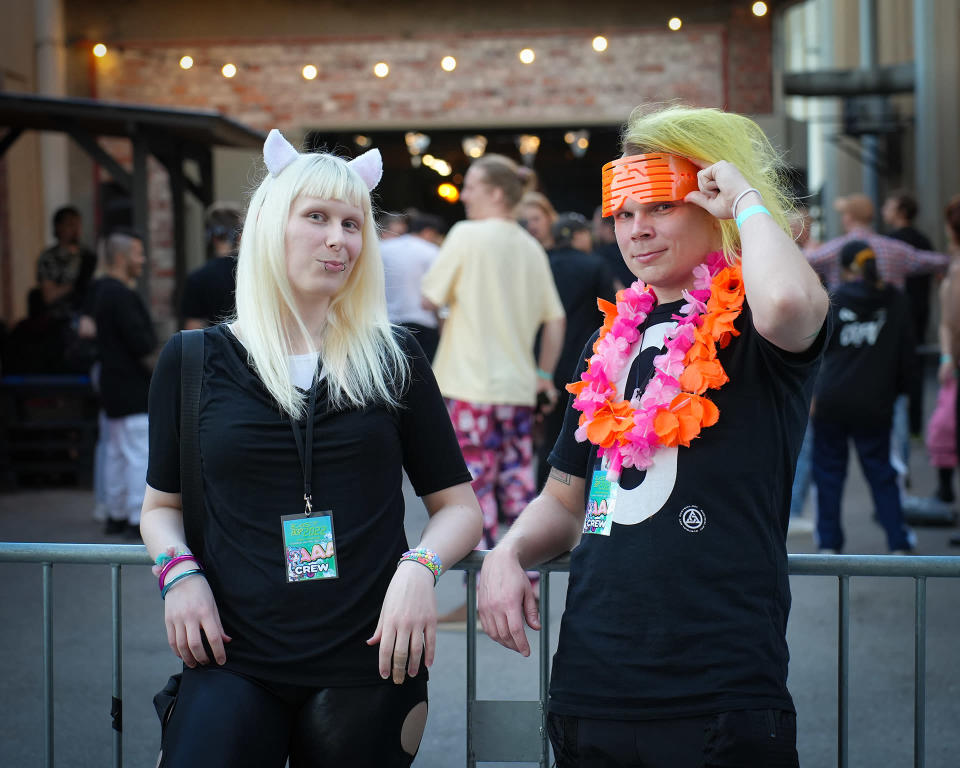 Noora Sadenius eli DJ SadeN ja Sami Rämä eli DJ Hexexen.