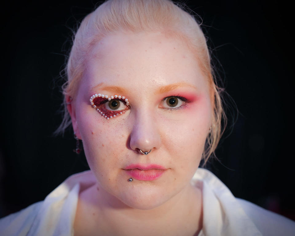 Petra Jääskeläinen Xhoria-tanssiryhmästä.