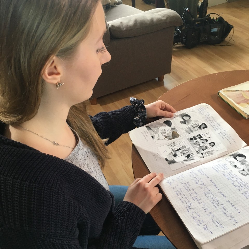 Oona Toukolehto muistelee puheterapiaharjoitteitaan