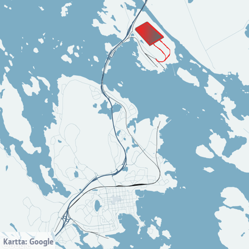 Finnpulp Kuopio kartta