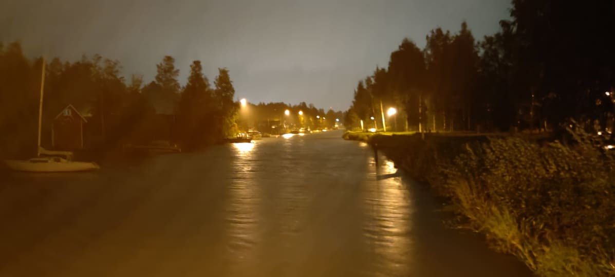 Aila-myrsky Kokkolassa