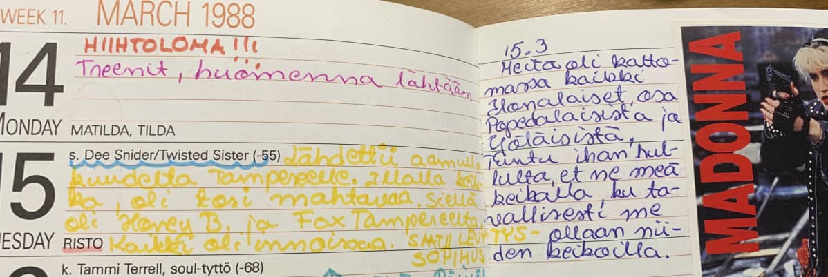 Ote Mapen päiväkirjasta