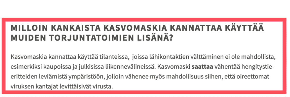 Kuva on tallennettu 17.4.2020.