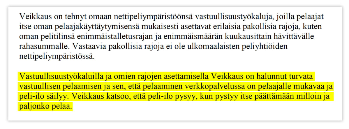 Valtioneuvoston kanslian kannanotto: Pelisääntöasetuksen tilapäinen muutos