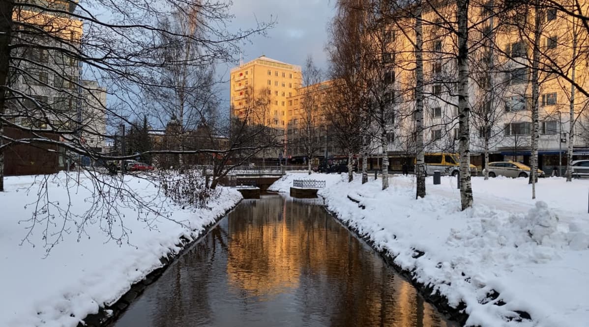Oulun keskusta 30.11.2020