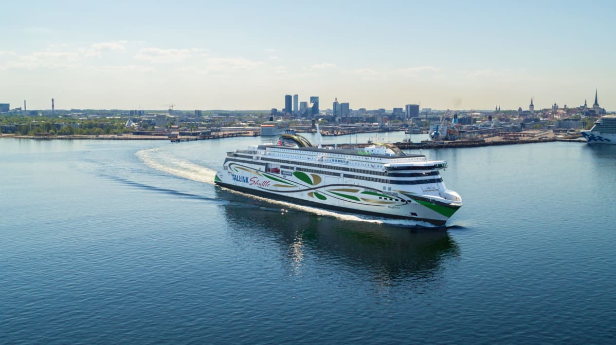 Modellbild av Tallink Siljas nya fartyg MyStar.