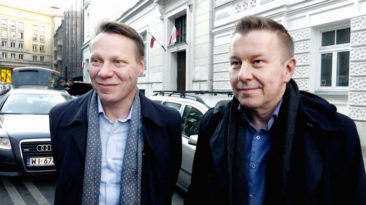 Nuorisosäätiön Jari Laine ja Kimmo Pihlman.