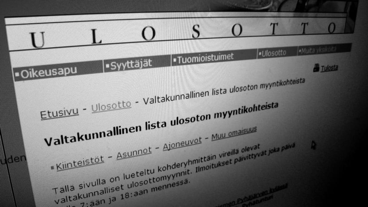 ulosotto lista ulosotto lista
