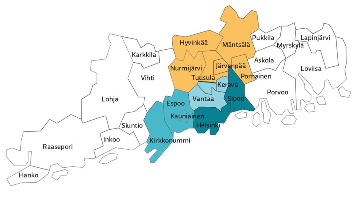 kartta pukkila Vihti tyytymätön metropoliselvitykseen | Yle Uutiset | yle.fi kartta pukkila