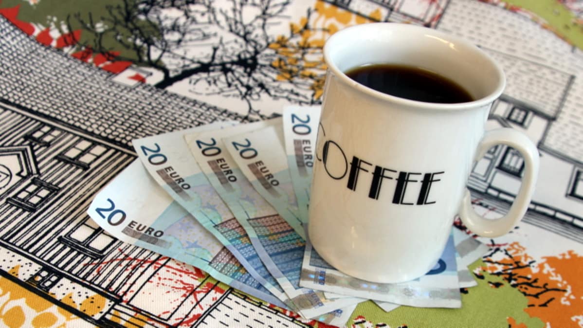 Kuvahaun tulos haulle rahaa ja kahvia