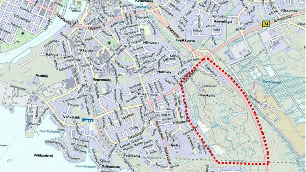 joensuun kaupunki kartta Joensuulaisten toiveet Repokalliosta halutaan kartalle | Yle  joensuun kaupunki kartta