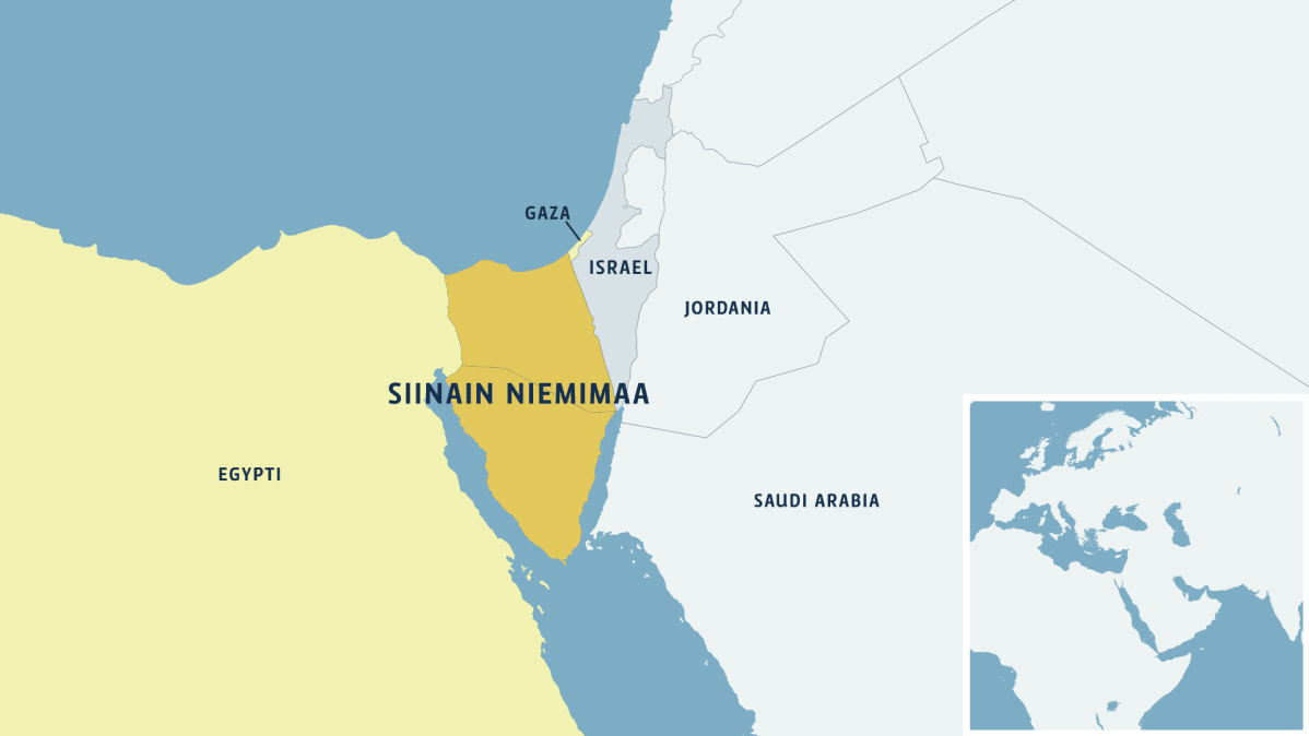 siinain niemimaa kartta 13 poliisia kuollut iskussa Egyptin Siinaissa | Yle Uutiset | yle.fi siinain niemimaa kartta