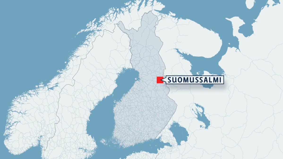 suomen kartta suomussalmi Kunnan budjetti pienenee 70 miljoonasta 30 miljoonaan – jos hyvin  suomen kartta suomussalmi