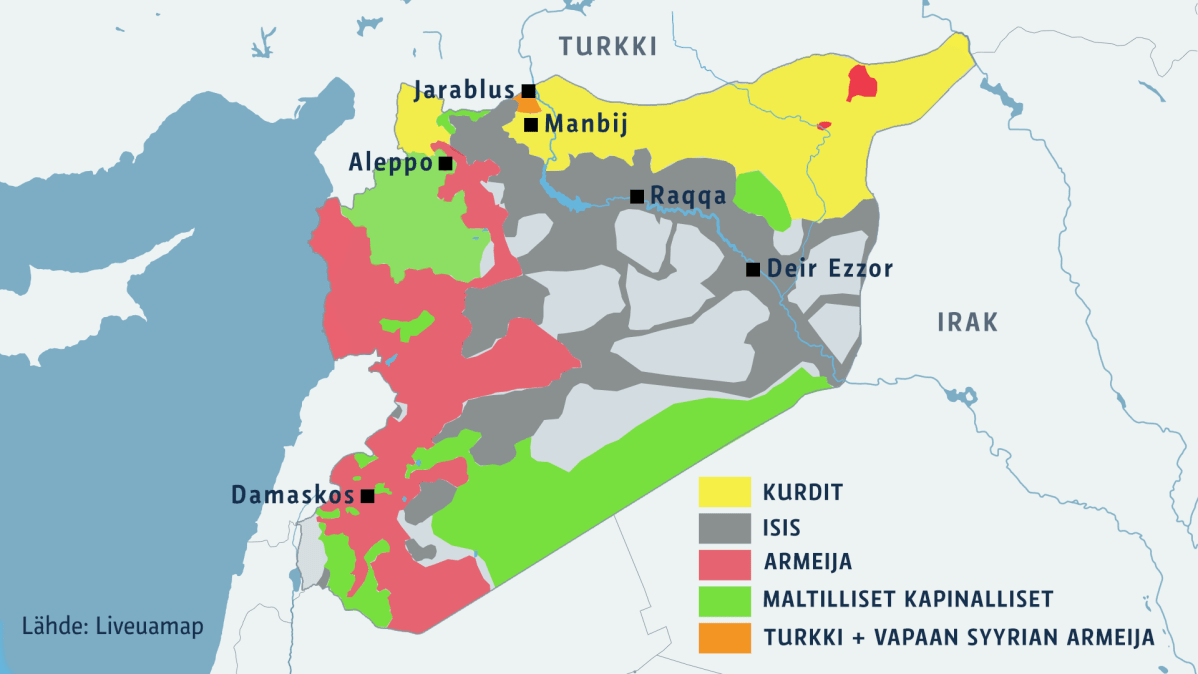 kartta syyria turkki Tausta: Miksi Turkin joukot tunkeutuivat Syyriaan ja mitä  kartta syyria turkki