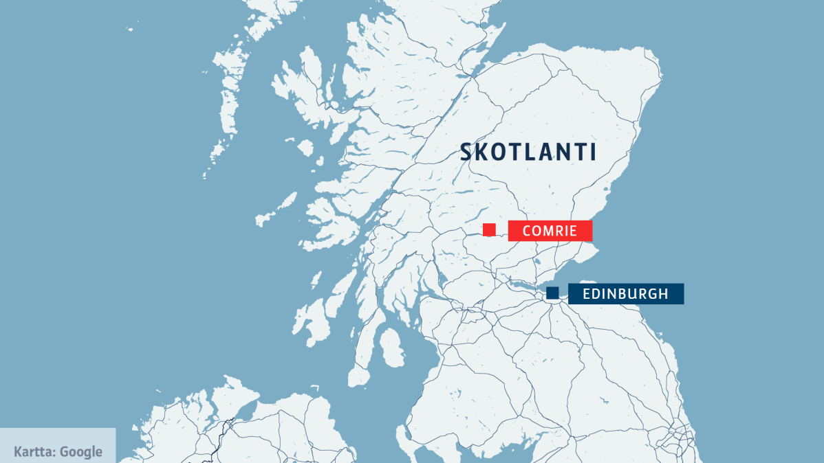 skotlannin kartta Natsisotavanki jätti omaisuutensa kiltille skottikylälle | Yle  skotlannin kartta